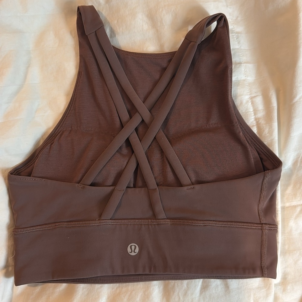 Lululemon Athletica Brown Racerback Sports Bra